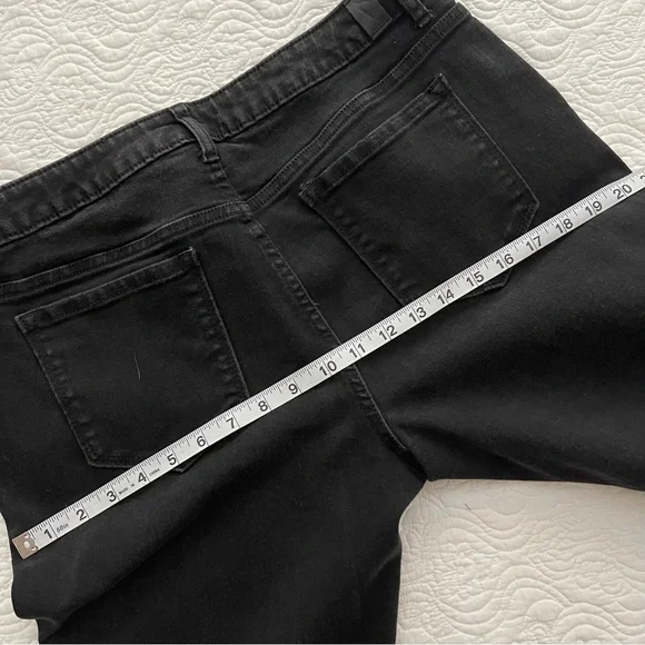 Simply Vera Vera Wang Jeans Skinny Stretch Denim Size 14 Black - Picture 12 of 14